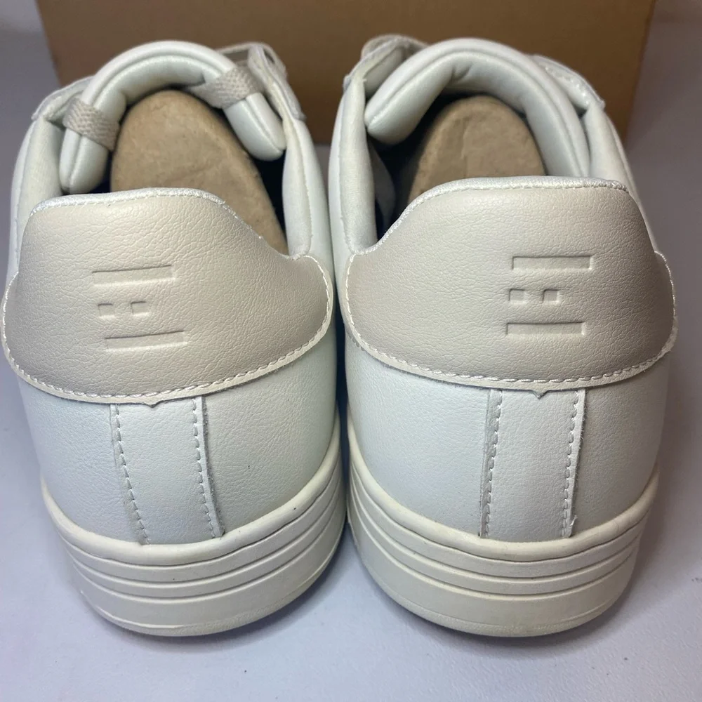 Eden St. White Men's Sneakers Recycled Leather. - Picture 6 of 11